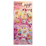 Детские наклейки, наклейка, трехмерная детская мультяшная качалка для принцессы, с драгоценным камнем, 3D