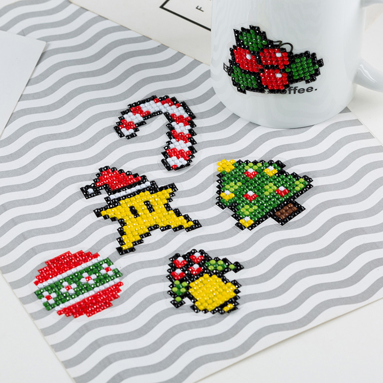 Trẻ em làm bằng tay kim cương dán phim hoạt hình miễn phí dán DIY sáng tạo dán handmade điểm khoan hộp quà tặng búp bê búp bê