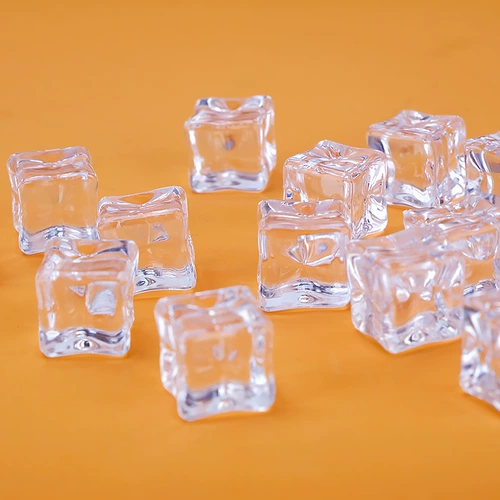 Реалистичные маленькие кубики льда, маленькая игра с едой, аксессуар, ручка ручной работы, популярно в интернете, «сделай сам»
