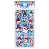 Рождественская детская трехмерная качалка, наклейка для пожилых людей, мультяшный мобильный телефон, милые наклейки