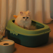 Large number of cat litter basins anti-splash semi-closed cat toilet deodorant kitty kitty small number of cat cages can be released with sand basin supplies