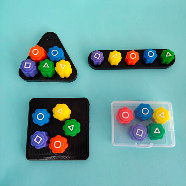 Gonggi Korean Korean Palace Chess Player Eye-Hand Coordination Stone Jumping Toy Stone Catching Stress Relief Game Prop