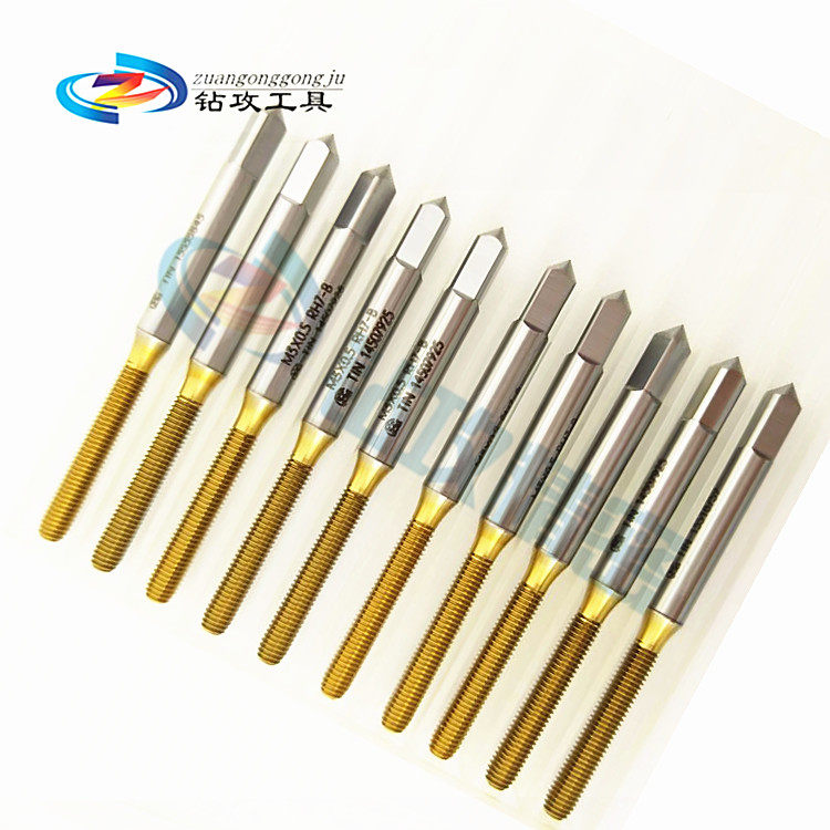 TOSG Taobao plated titanium extrusion screw M1 M1 1M1 2M1 6M2M345M6M8M10-M20OSG milking screw tap