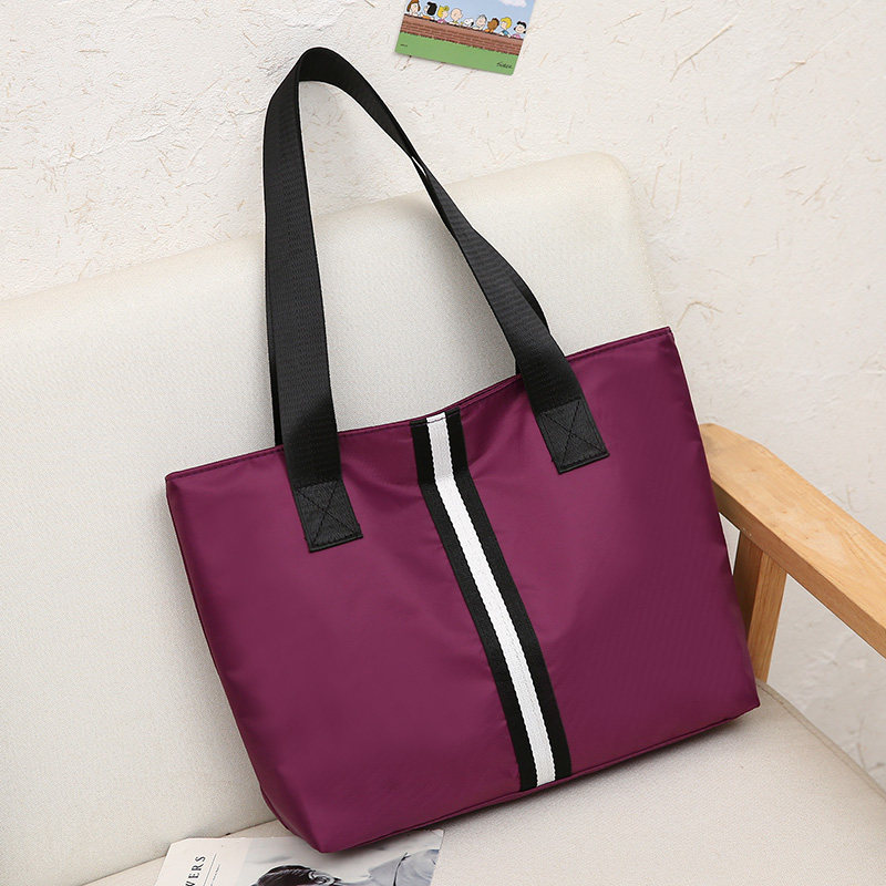 Package bag women 2020 new Korean version 100 hitch bump color oxford cloth single shoulder bag hand big bag special bag shopping bag shopping bag