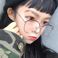 Kính nữ phiên bản Hàn Quốc của thủy triều retro phong cách Harajuku ulzzang cá tính văn học nhỏ đa giác tươi với khung độ kính mát nam chính hãng