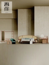 Chinese style rattan bed dresser bedside stool sofa new Chinese style hotel club girls bedroom furniture can be customized