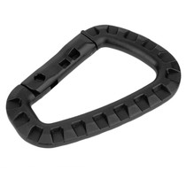 Military enthusiasts outdoor high strength mountaineering buckle backpack MOLLE connection fob riding on the precipice of the key fob D-type adhesive hook