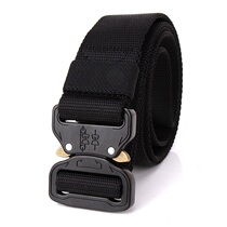 Outdoor tactical Cobra buckle belt military fans mountaineering riding high-strength nylon training belt for men and women