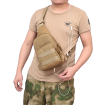 1000D Oxford cloth outdoor camouflage tactical chest bag riding travel light portable anti-theft satchel EDC shoulder bag