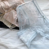 Нижнее белье, хлопковые кружевные штаны, японская сексуальная поясная сумка, трусы, средняя посадка, с акцентом на бедрах