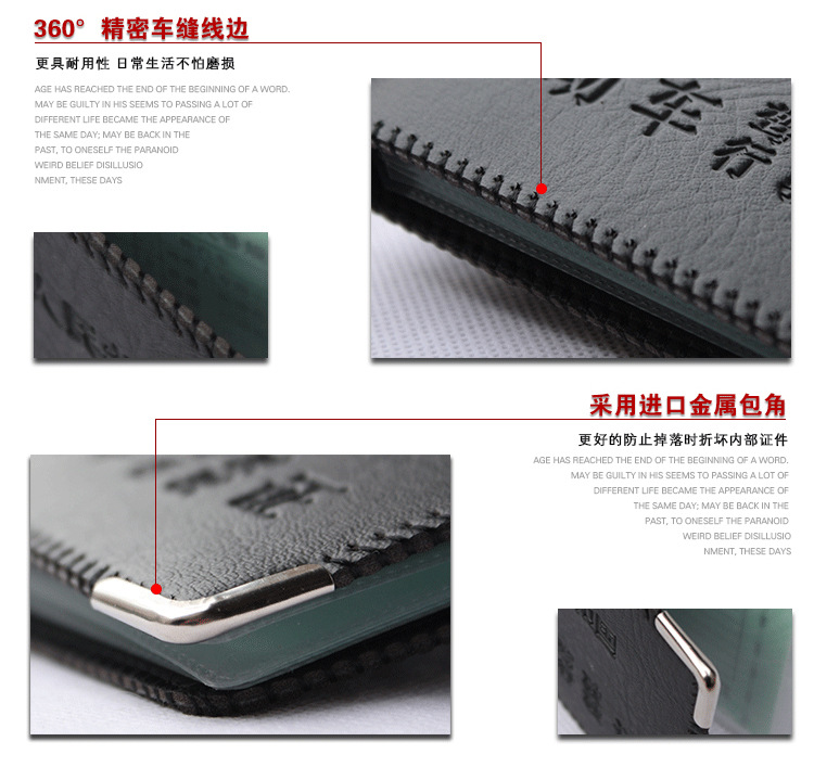 Bán buôn giấy phép lái xe tùy chỉnh trường hợp da Giấy phép lái xe bọc da cộng với bộ thẻ LOGO được in túi đeo chéo nữ hàn quốc