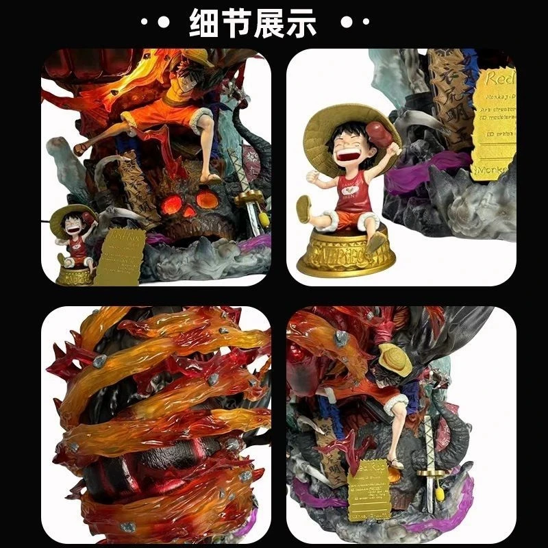Фигура Луффи из One Piece высотой 60 см, модель-аксессуар для игры с пультом управления и бесплатной бонусной доставкой
