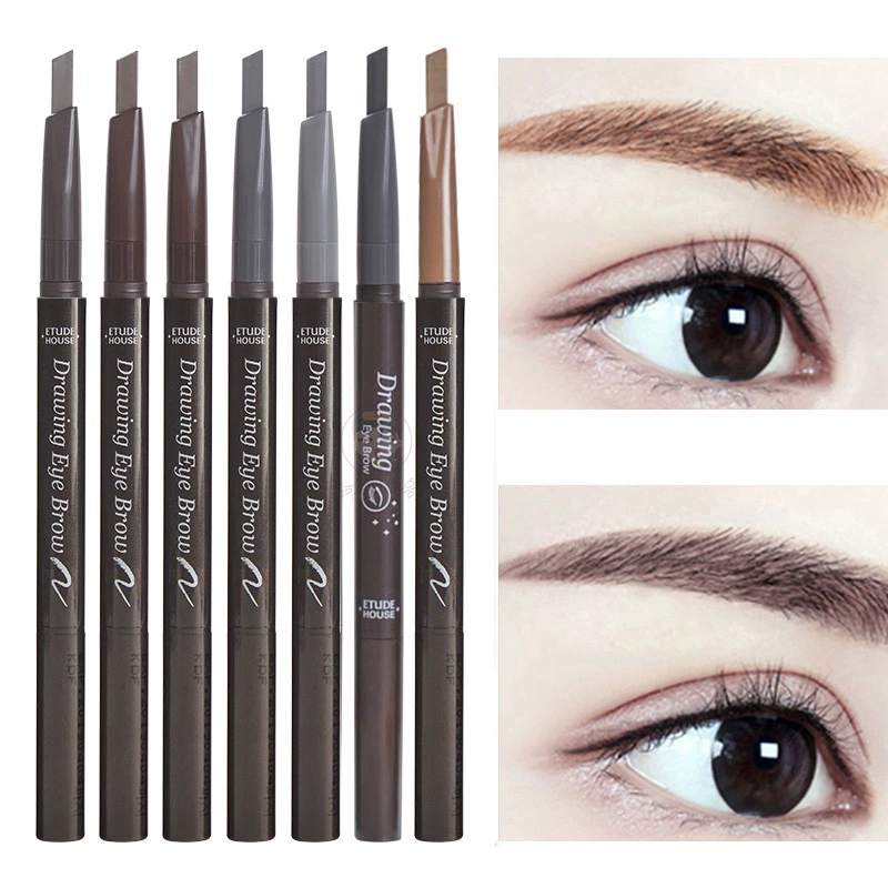 Chì kẻ mày tự động xoay hai đầu Etude House Hàn Quốc - Bút chì lông mày / Bột / Stick