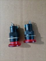 LA16 mushroom head button switch 24V 220V with lamp 5 foot 8 foot self-reset self-locking 16mm