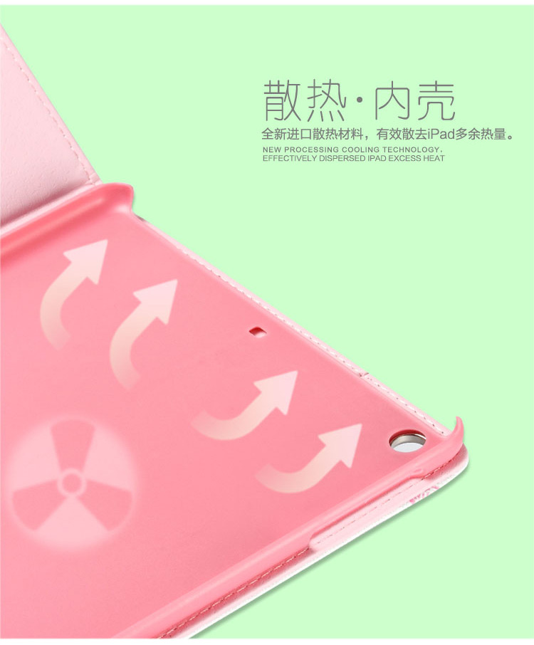 Apple i pad air2 bảo vệ Mini2 nhỏ viên thuốc nhà 1 3/4 cartoon 6 5 Ngủ viền đầy đủ - Phụ kiện máy tính bảng bàn phím ipad pro 11 2020