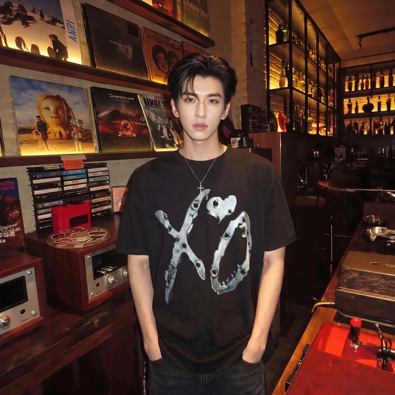 Avulstic Potted Plant Theweeknd Concert Xo Metal Bullet Hole Support Short-Sleeve T-Shirt Loose Fit Unisex Avulstic Potted Plant Theweeknd Concert Xo Metal Bullet Hole Support Short-Sleeve T-Shirt Loose Fit Unisex