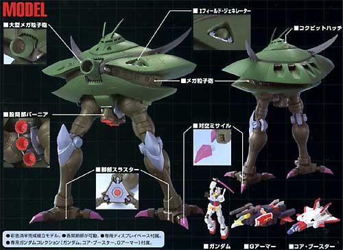 Bandai 萬代gc 高達1 400 0079 吉恩公國ma 08 Big Zam 大扎姆