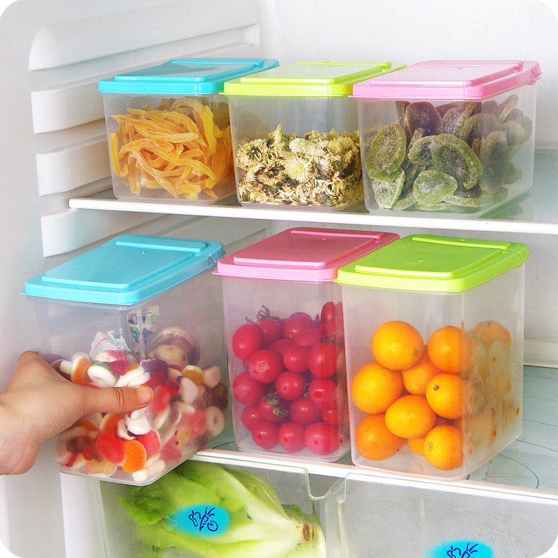 NEW PLASTIC SEALED TANK MILK TEA POWDER BOX FRUIT POWDER BOX COFFEE MILK TEA SHOP SPECIAL TRANSPARENT STORAGE TANK 1 LITER