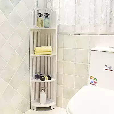 Floor-to-ceiling plastic 3-corner storage cabinet set for dressing room rack