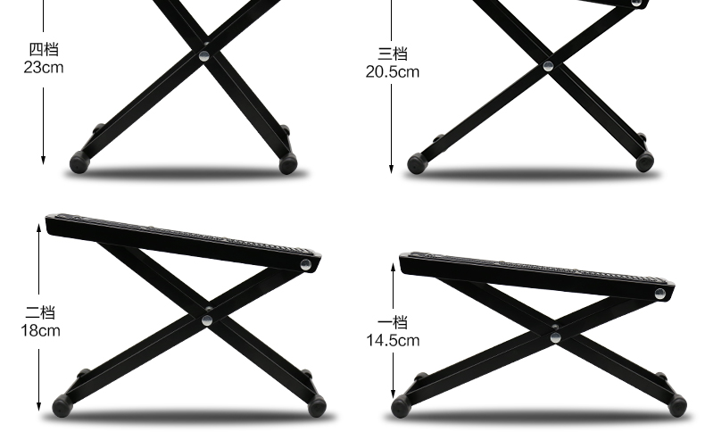 Glime guitar mắt cá chân Guitar cổ điển Footstool Guitar gỗ Bước nâng mắt cá chân Nhạc cụ phổ quát - Phụ kiện nhạc cụ dây đàn savarez