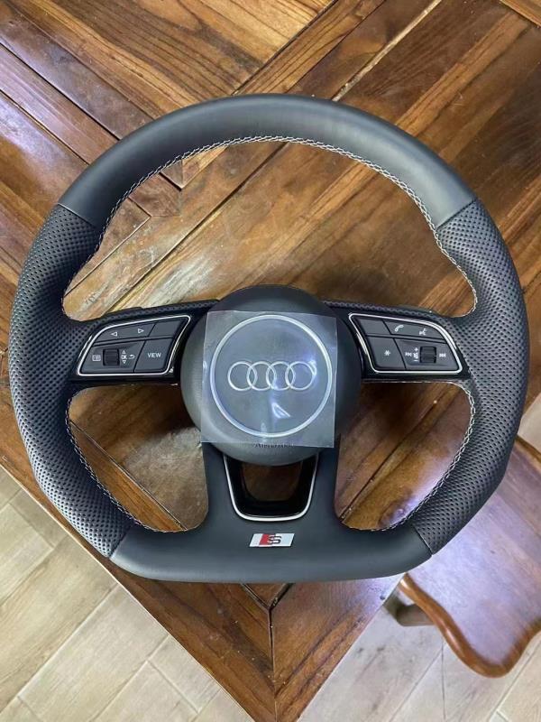 Suitable for Audi A6L A4L Q5L Q3 Q7 A5 A7 A8L A3 Flat-Bottomed Multi-Function Steering Wheel Bare Dial Gear Shift Knob Suitable for Audi A6L A4L Q5L Q3 Q7 A5 A7 A8L A3 Flat-Bottomed Multi-Function Steering Wheel Bare Dial Gear Shift Knob
