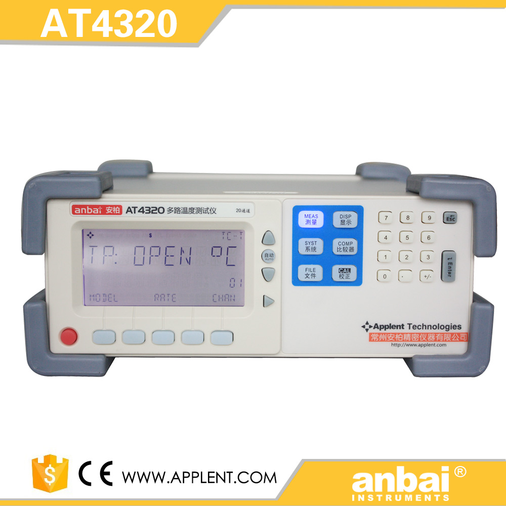 Changzhou Amber AT4310 4320 4340 multi-channel temperature tester furnace temperature oven inspection data recorder