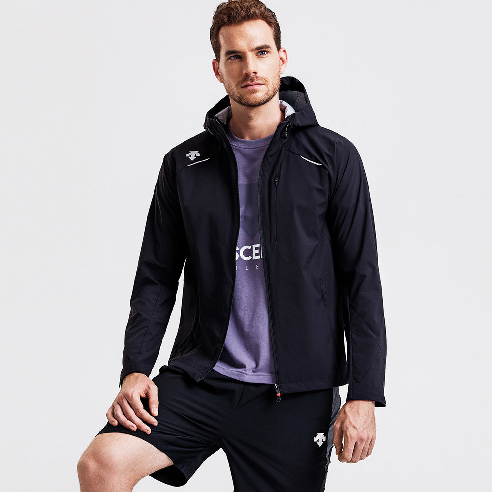 descente running jacket