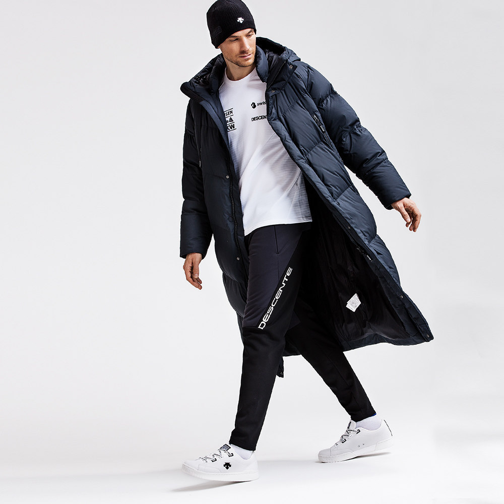 descente long coat