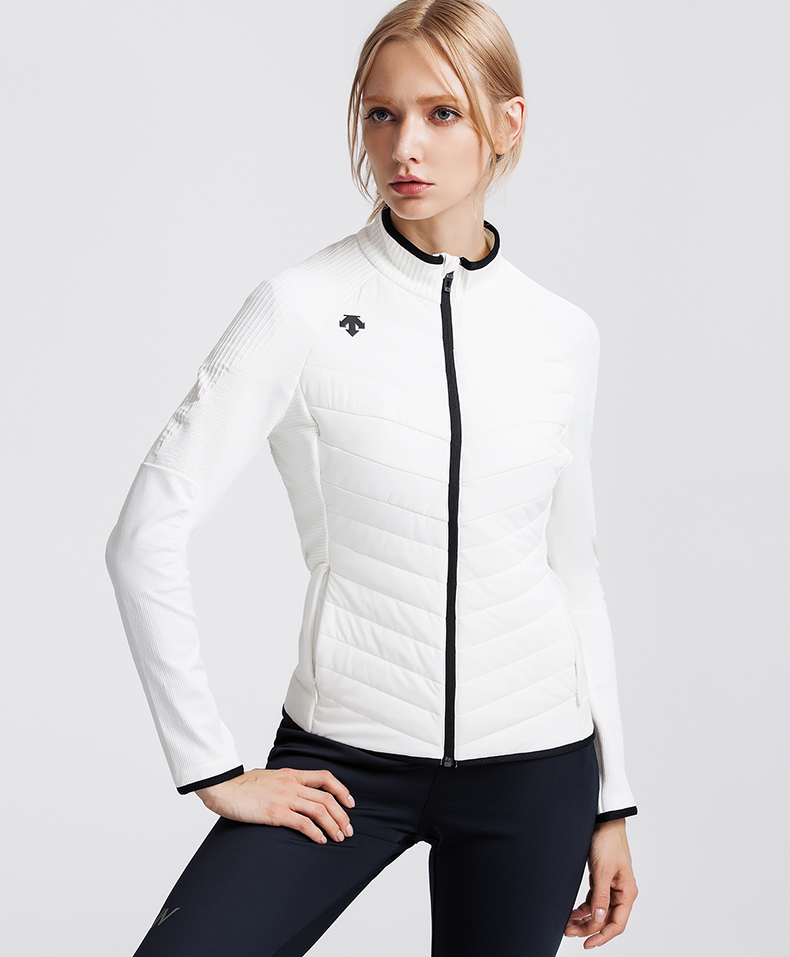 DESCENTE DISANT SILM Slim Fit Cổ áo đứng nữ D7432RPD03 - Quần áo độn bông thể thao áo phao lông vũ hàn quốc