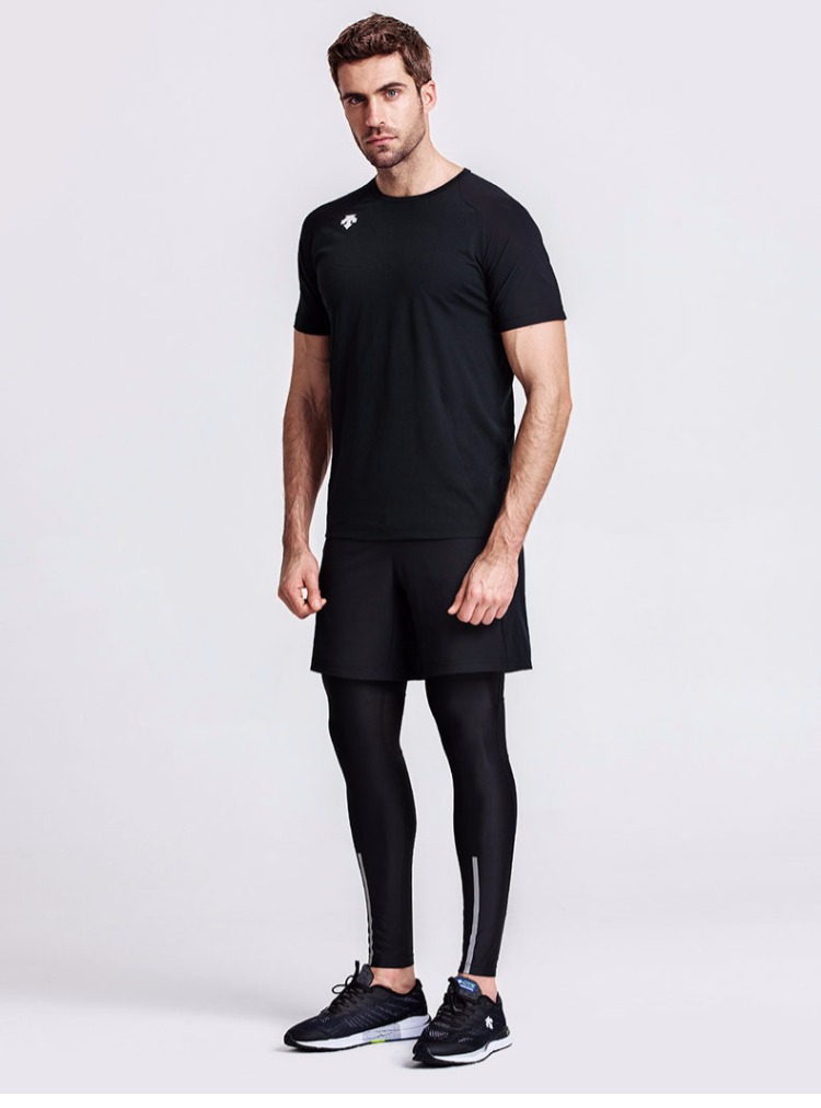 DESCENTE Di Sant TOUGH Áo thun nam tay ngắn vải D8131TTS51 - Áo phông thể thao áo thun thể thao nữ