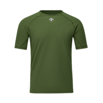 DESCENTE Desante comprehensive training fitness HEXA moisture-absorbent quick-drying and antibacterial mens sports tights short-sleeved new style