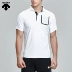 DESCENTE Disangte FIT FULAR FIT Được trang bị áo thun nam tay ngắn - Áo polo thể thao Áo polo thể thao