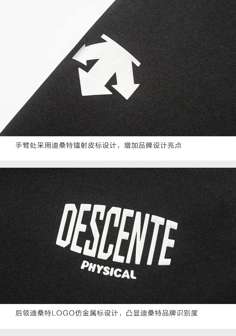 DESCENTE Desante WOMENS LINE Bộ sưu tập Áo thun nữ dài tay D7312PTL81 - Áo phông thể thao áo tank top gym nữ