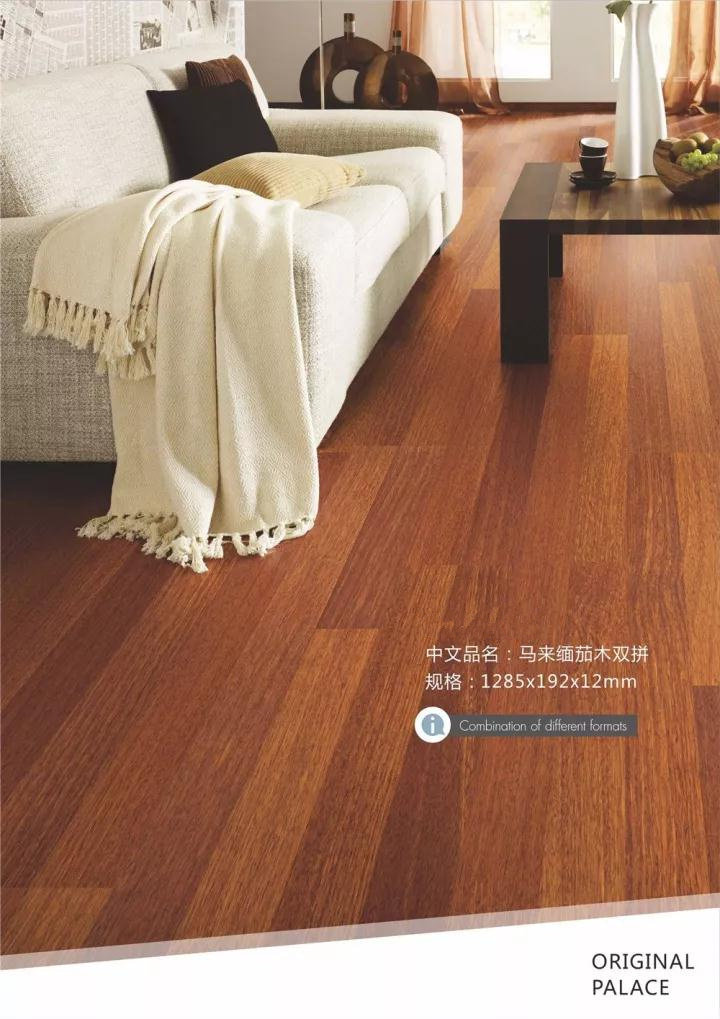 12mm German original imported reinforced composite geothermal environmental protection floor classic variety of colors