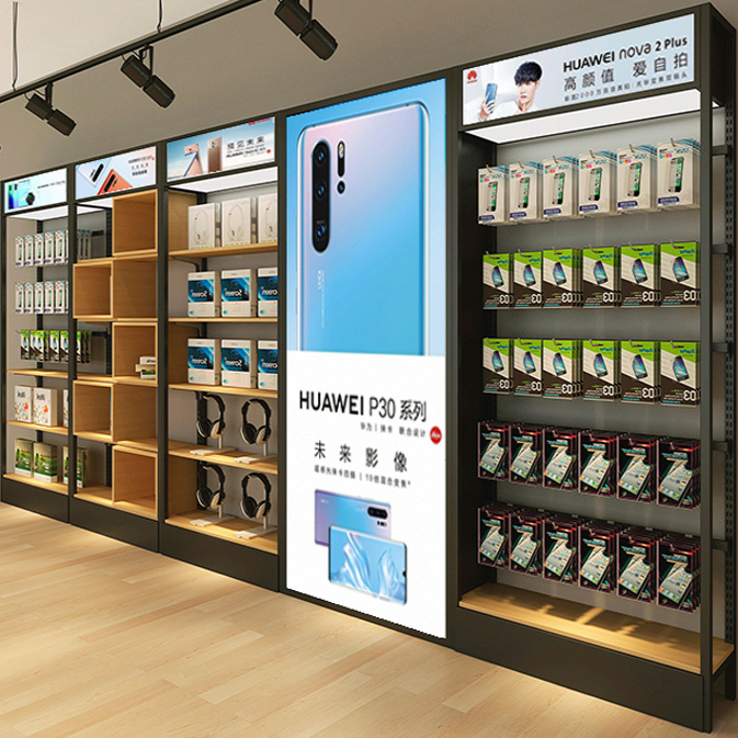 Mobile Phone Display Cabinet, Display Shelves, Wall-Mounted Cabinet, Mobile Phone Accessory Cabinet, Blue Gorilla Film Application Station, Mobile Phone Case Display Stand Mobile Phone Display Cabinet, Display Shelves, Wall-Mounted Cabinet, Mobile Phone Accessory Cabinet, Blue Gorilla Film Application Station, Mobile Phone Case Display Stand
