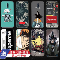 oppoReno mobile phone shell reno2 male tide creative silicone soft frosted ultra-slim Chater full bag anti-fall mesh red lifting camera opporeno2 mobile phone cover embossed cartoon protection shell