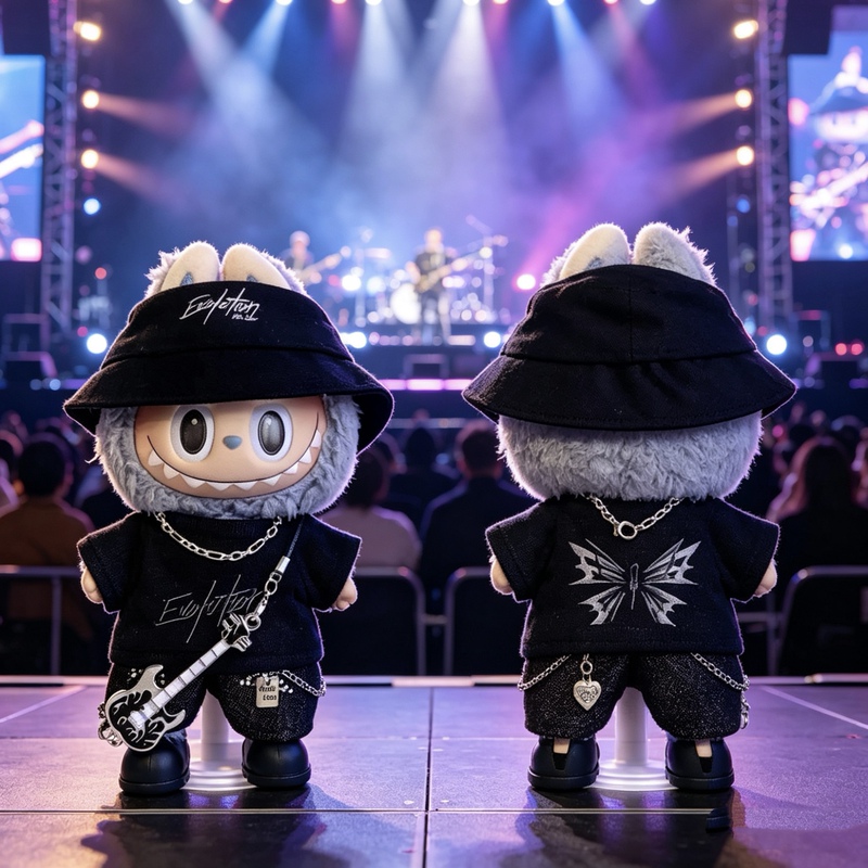 Labubu Doll Clothes 2026 Nicholas Tse Concert Same Style Support T-Shirt 17cm First Generation Third Generation Labubu Clothes Labubu Doll Clothes 2026 Nicholas Tse Concert Same Style Support T-Shirt 17cm First Generation Third Generation Labubu Clothes