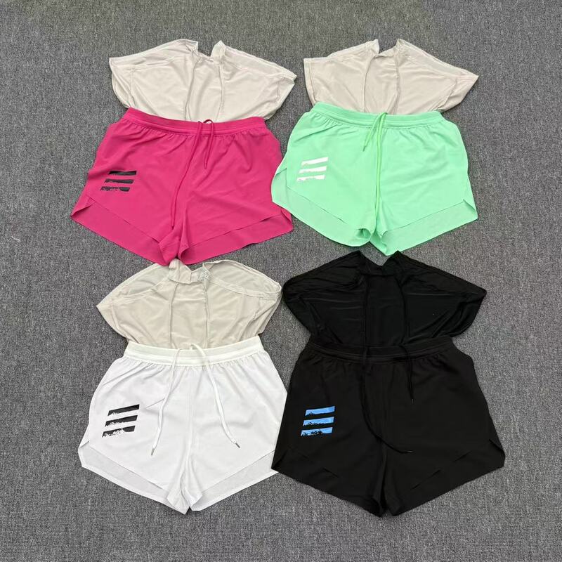 Sports Running Three-Quarter Training Pants, Professional Marathon Sports Shorts for Men and Women, Quick-Drying, Seamless, with Waistband