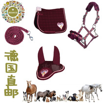 German direct mail horse riding equestrian classic burgundy pony shetty Shetland pony