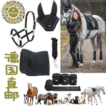 German direct mail new model ink black diamond jewelry moisture wicking equestrian saddle pad sweat drawer earmuffs bridle leggings