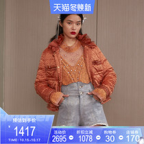 LE FAME lafem year winter counter same box type Short down jacket LF9D12D06C136