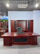 Desk big class desk manager president boss Boss Desk Chair Desk With Side Cabinet Brief Modern New Chinese Boss Table