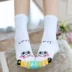 Blue Zixin hoạt hình cười vớ tinh khiết vớ cotton năm ngón trong ống cotton nữ mô hình vớ năm ngón vớ năm ngón vớ vớ nam Bít tất nữ