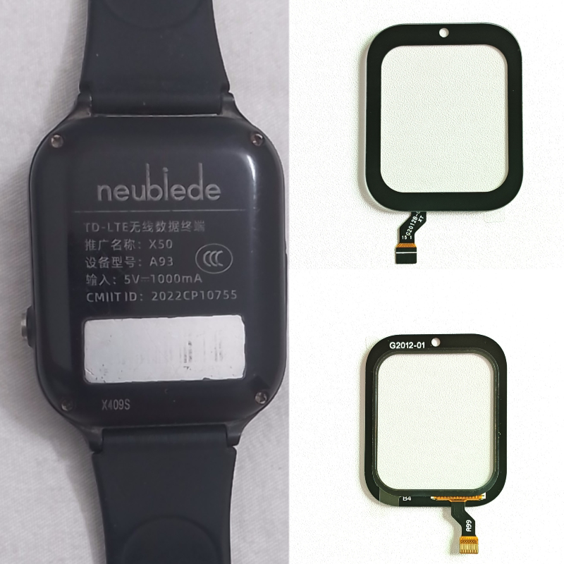 Suitable for Newbe X50/A129 Phone Watch External Screen A99 Touch Screen G2012B-02 Screen Replacement Repair Strap Suitable for Newbe X50/A129 Phone Watch External Screen A99 Touch Screen G2012B-02 Screen Replacement Repair Strap
