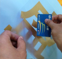 Sticker transfer film Advertising lettering Transparent shift paper Diatom mud instant sticker self-adhesive transfer film