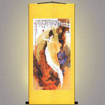 Nvwa patching the sky portrait painting fairy statue figure painting decorative painting silk painting scroll painting customization