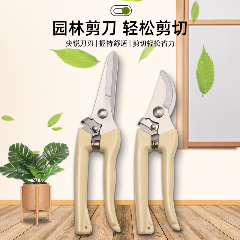剪枝果树修枝剪刀园艺园林修花枝剪家用强力神器花剪剪枝花卉剪刀