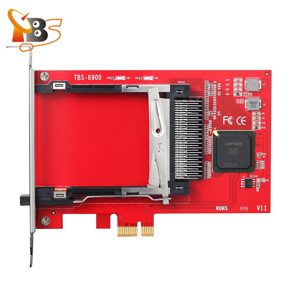 TBS6900 DVB Internet dual CI slot PCIe TV card
