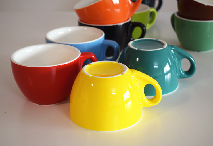 Giải phóng mặt bằng đặc biệt 250ml cốc cà phê gốm latte cốc kéo hoa phù hợp cốc chạm nổi cốc Sawada cốc cappuccino - Cà phê bình pha cafe lạnh cold brew