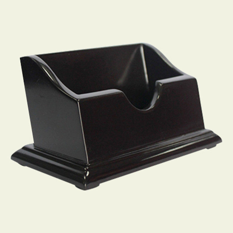 [USD 6.82] Huixing wooden business card holder HX1008 business office